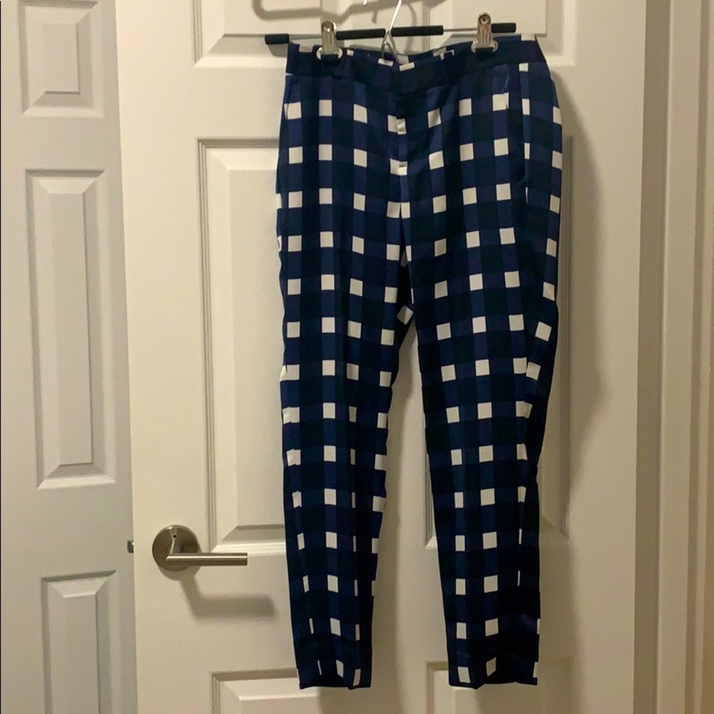 Banana Republic Checkered Trousers